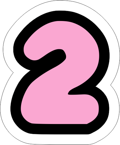 Numero-2-hellokitty-1 Topo de Bolo TOP Hello Kitty