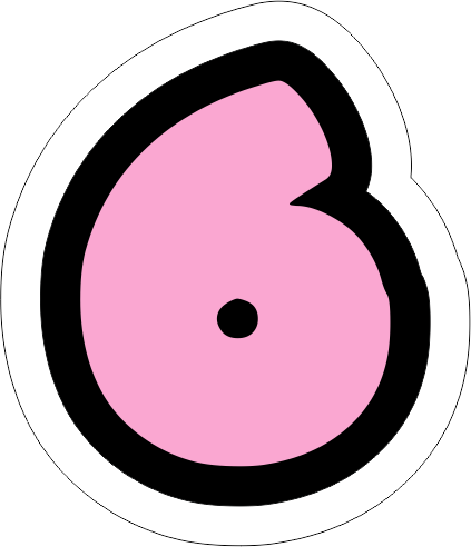 Numero-6-hellokitty-1 Topo de Bolo TOP Hello Kitty