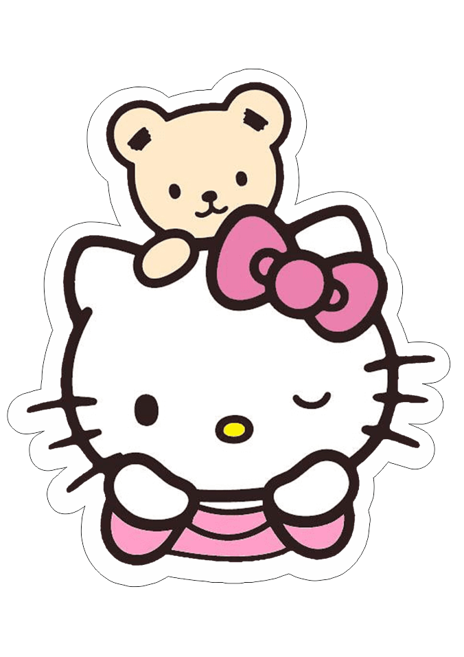 olafesta-hellokitty1-1 Topo de Bolo TOP Hello Kitty